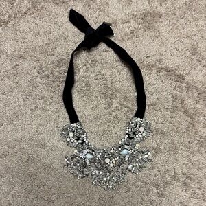 Baublebar Black and Silver Statement Necklace